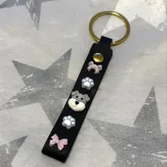 【ハンドメイド】シュナウザーストラップ