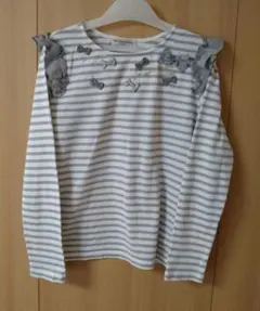 メゾピアノ　М　150 カットソー　Tシャツ　長袖