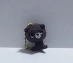 羊毛フェルト くまさん キーホルダー ハンドメイドのサムネイル