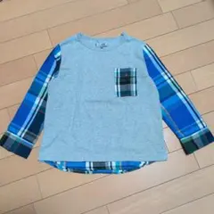 AcanB grisflanelle 長袖 ロンT サイズM 120cm 子供服のサムネイル