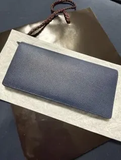 PRARE GINZA KOBE LEATHER 長財布 ネイビーのサムネイル
