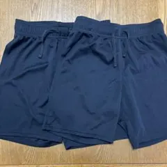 H&M 黒 ジャージ　134/140 2枚セット