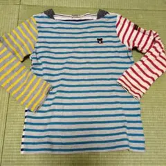 美品　DOUBLE.B ストライプ 長袖カットソー 120