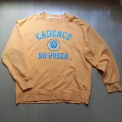 クアッシュ、ビッグシルエットカレッジロゴ刺繍トレーナー