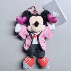 ディズニー ミッキー ぬいぐるみ キーホルダー ハート
