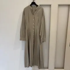 オペークドットクリップ ロングワンピース