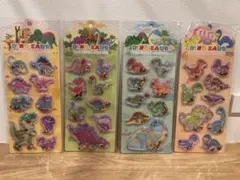 恐竜　ウォーターシール　4点セット