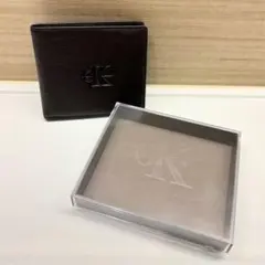 新品未使用　Calvin Klein こげ茶 二つ折り財布