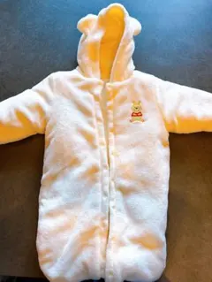 プーさん刺繍付きフリースアウター