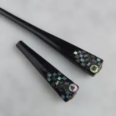 アンティーク　菊花　笄　簪　50　工芸　かんざし　螺鈿　骨董　江戸　明治　着物