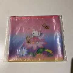 ハローキティ 50周年 Happyくじ【D賞 フラットポーチ】