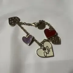 ハート型チャーム ブレスレット