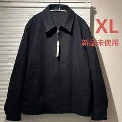 【新品未使用品】コージーメルトンジップアップブルゾン　XL ネイビー　GU