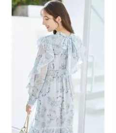 【新品タグ付】tocco closet ２ＷＡＹボウタイりぼんシアーワンピース