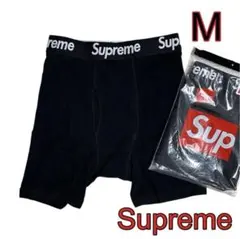 【新品未使用】Supreme×Hanes シュプリーム ボクサーパンツ M 黒