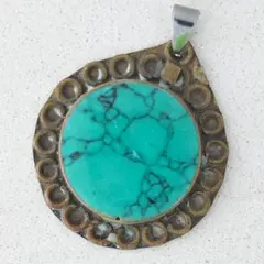 ターコイズのペンダントトップ