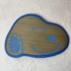 【珍品】スヌーピー 畳クッション みずいろのサムネイル