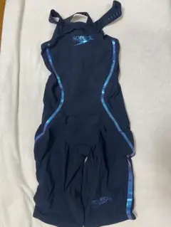 speedo FINA認証 競泳用水着 黒/青