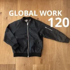 グローバルワーク　キッズ　アウター　リバーシブル　ブルゾン　MA1 ジャケット②