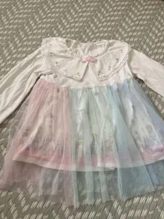 フリル付き長袖シャツ 120cm