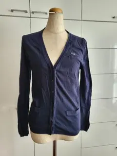 最終値下げ　Lacoste ネイビー カーディガン 長袖