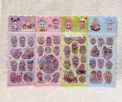 ラブブ☆水シール　ウォーターシール 4枚セット