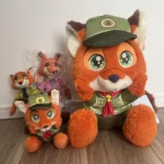 ズートピア ニック KIRAME ぬいぐるみ マスコット セット キーチェーン