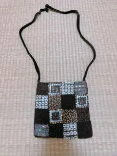 アンティーク　ビーズバッグ