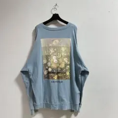 JUNRED ジュンレッド グラフィック裏毛スウェット L L 青 トレーナーのサムネイル
