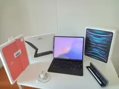 iPadPro12.9第6世代128GB 美品 純正品セット揃い・おまけ付き