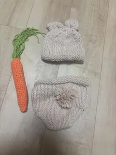 ニューボーンフォト用　ウサギコスチューム