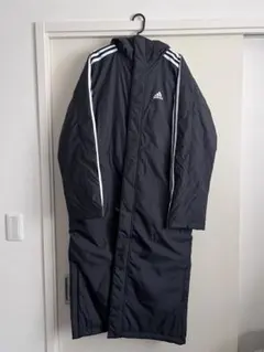 adidas アディダス ベンチコート ロングコート ブラック