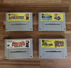 スーパーファミコン マリオシリーズソフト4本セット