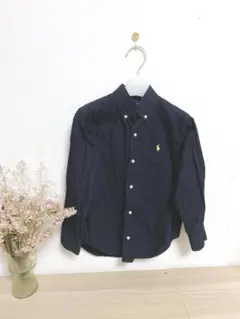 Ralph Lauren ラルフローレン 長袖シャツ 紺色 フォーマル 入学式