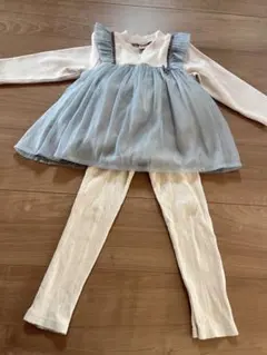 petit main ワンピース レギンスセット