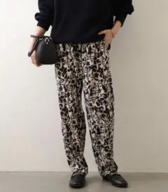 ジャーナルスタンダードレリューム 《追加》バイカラーフラワーイージーパンツ