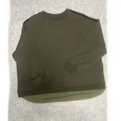 TACHIBANA オリーブグリーン クルーネック トレーナー