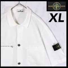 【極美品/XL】ストーンアイランド　23SS 高級素材使用　オーバーサイズシャツのサムネイル