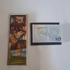 鬼滅の刃 ムービーチケット風コレクションカード、フェイスカード