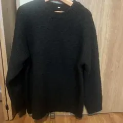 muji labo メリノウールローケージクルーネックセーター 無地ラボ