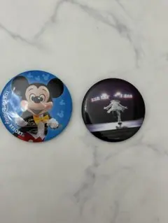 ミッキー 缶バッチセット