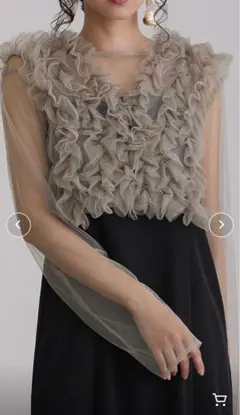 美品 atloオケージョンドレス 3点セットフリルボレロドレス