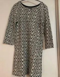 GapKids 幾何学模様 七分袖ワンピース XXL