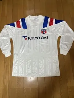 【激レア】90年代前半　東京ガスサッカー部（FC東京）選手支給長袖ユニフォーム