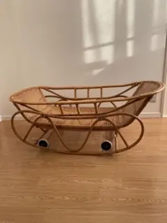 2026年最新】籐 ベビーベッドの人気アイテム - メルカリ