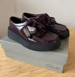 CLARKS TORVIEW W 23.5 レディース（パープルグレープレザー）のサムネイル