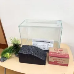 水槽 GEX 枠付きガラス水槽 約20L 付属品あり