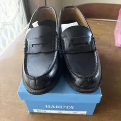 I*N様 HARUTA ローファー 6550 ブラック 26