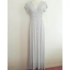 ♡美ライン♡ボーダーカットソーマキシワンピ♡