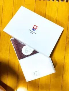 【新品・未使用】【二枚セット】今治タオル 日用品  白 こげ茶 2枚組 ふんわり